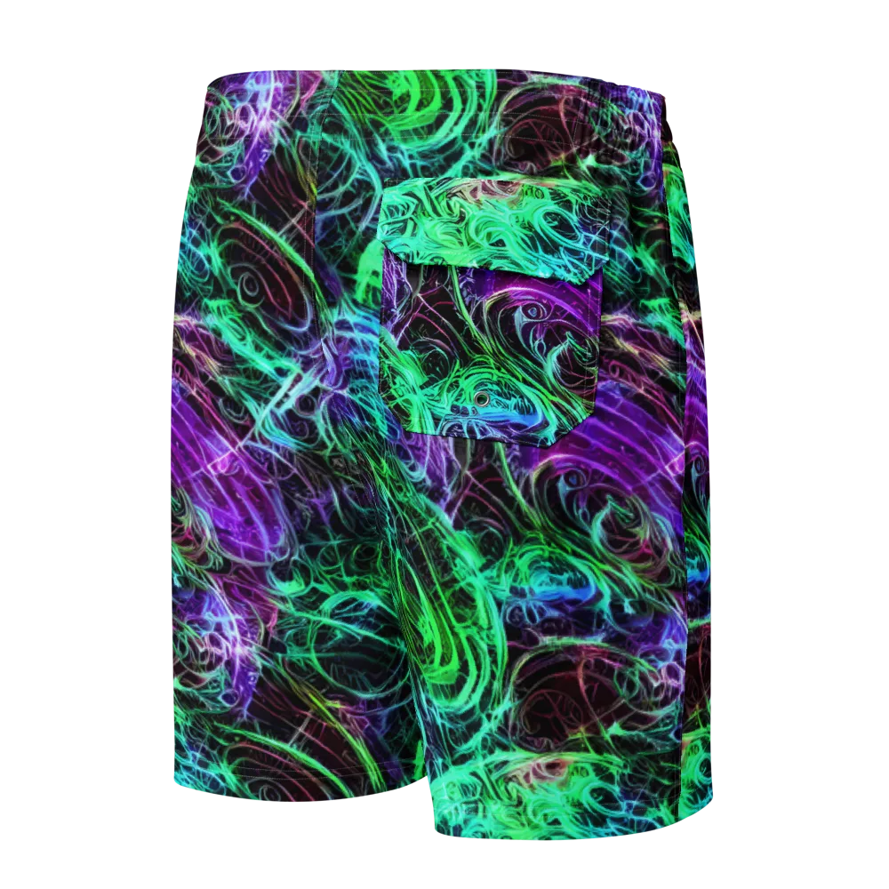 Midnight Bioflux on Men's Board Shorts — Back