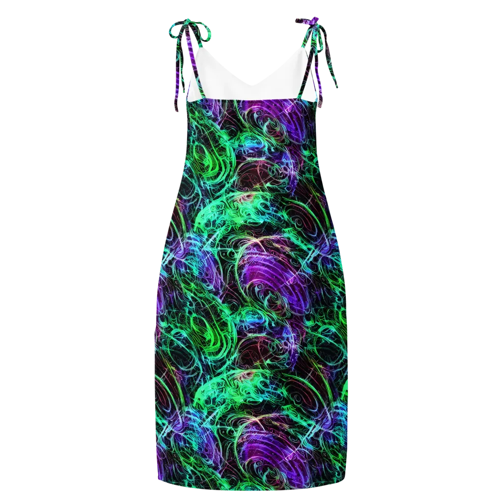 Midnight Bioflux on Slip Dress — Back