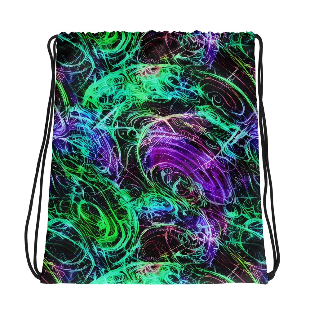 Midnight Bioflux on Drawstring Bag — Photo