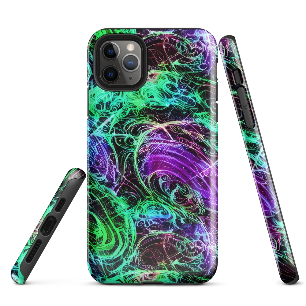 Midnight Bioflux on Tough Case for iPhone® — Front