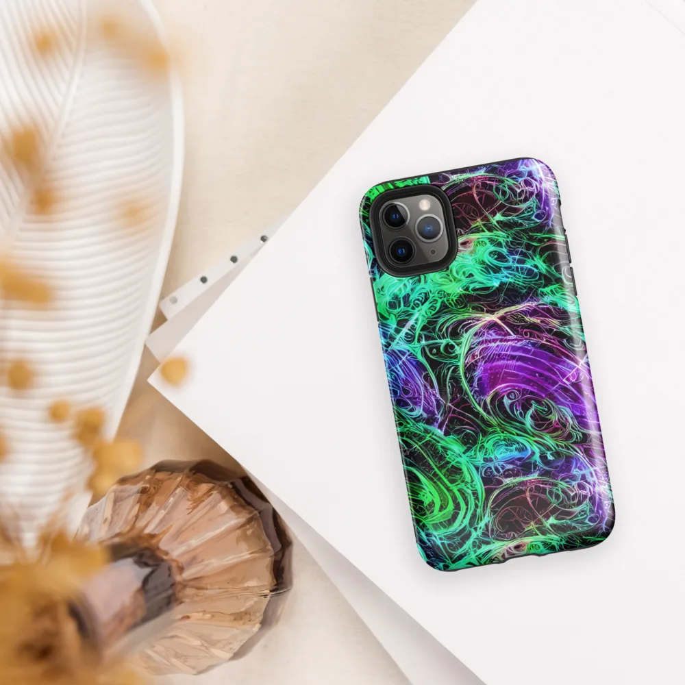 Midnight Bioflux on Tough Case for iPhone® — Front