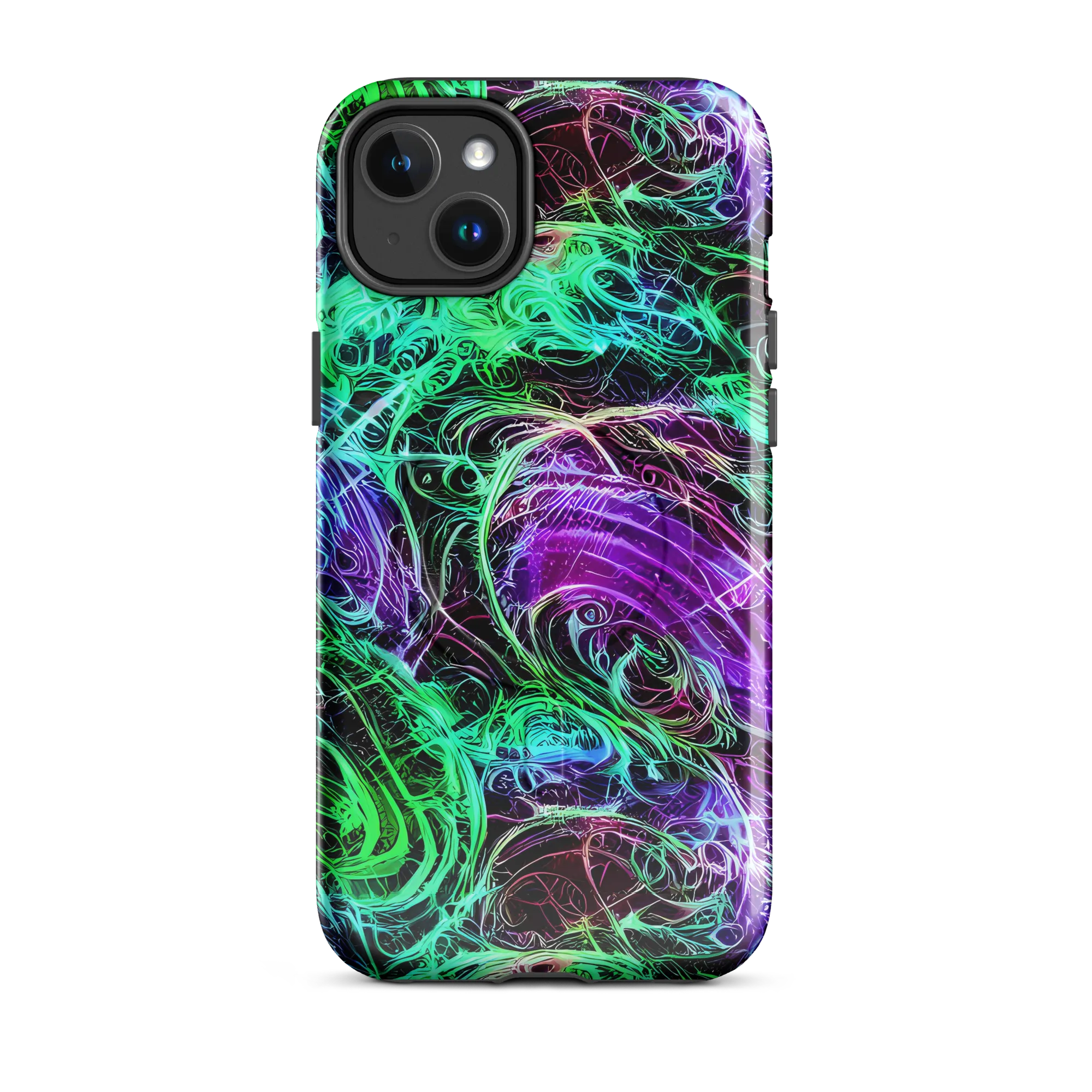 Midnight Bioflux on MagSafe Tough Case for iPhone® — Front