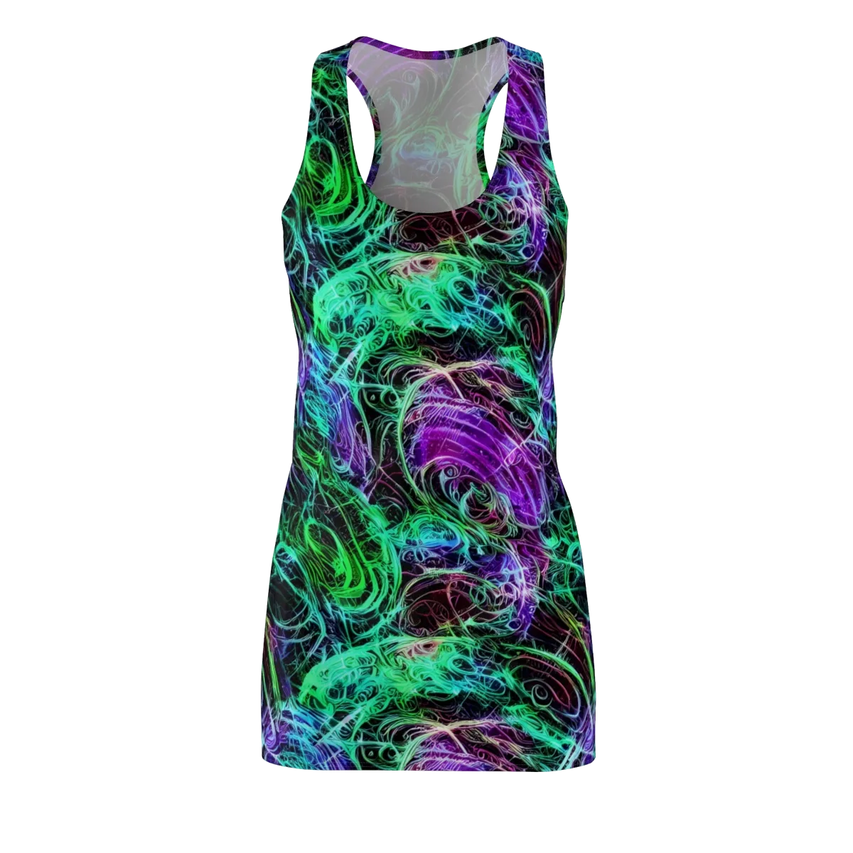 Midnight Bioflux on Racerback Dress — Front