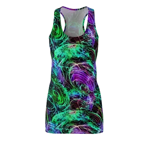 Midnight Bioflux on a Racerback Dress