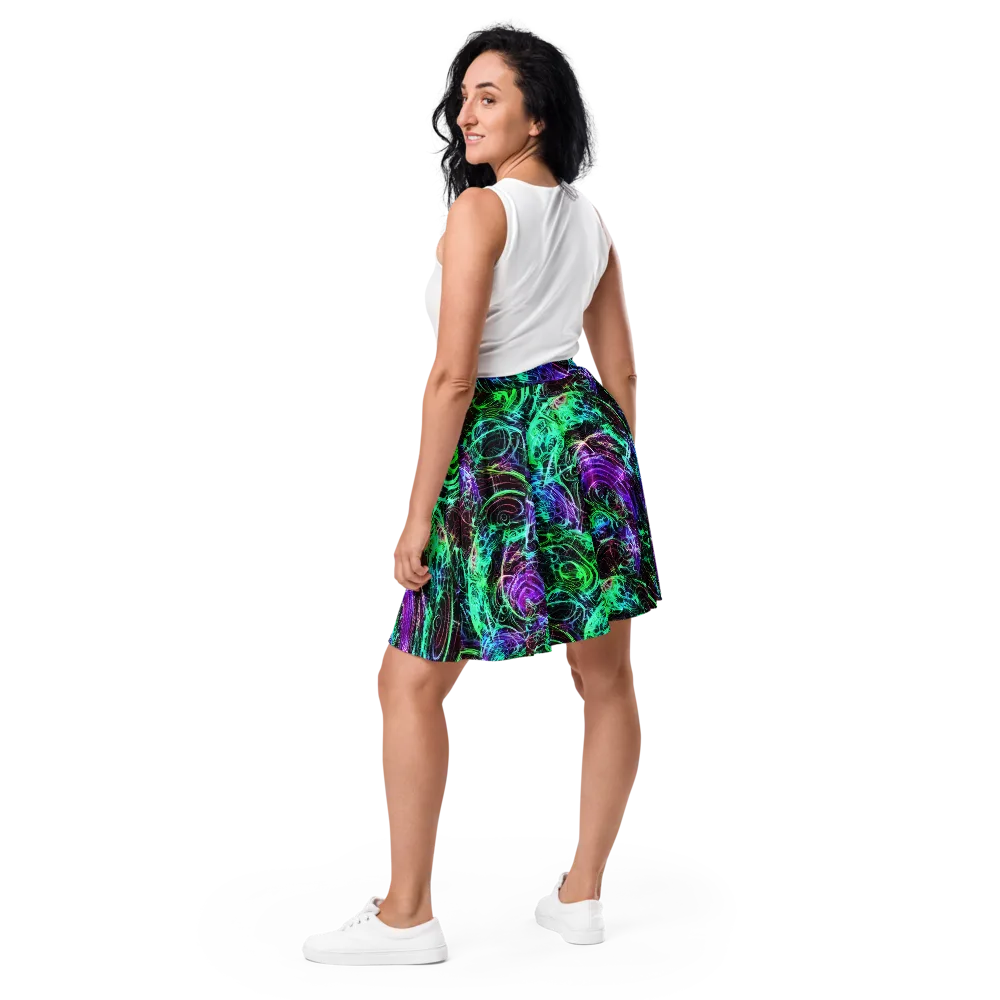 Midnight Bioflux on Skater Skirt — Back