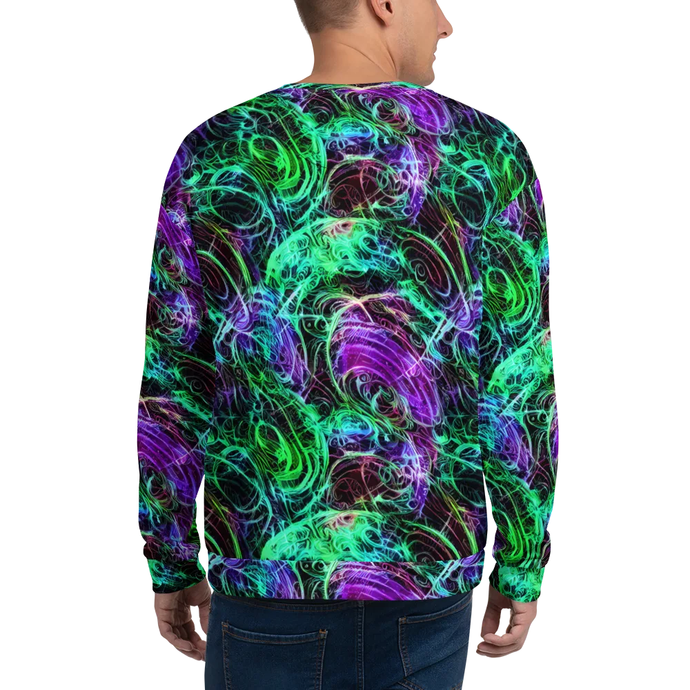 Midnight Bioflux on Sweatshirt — Back