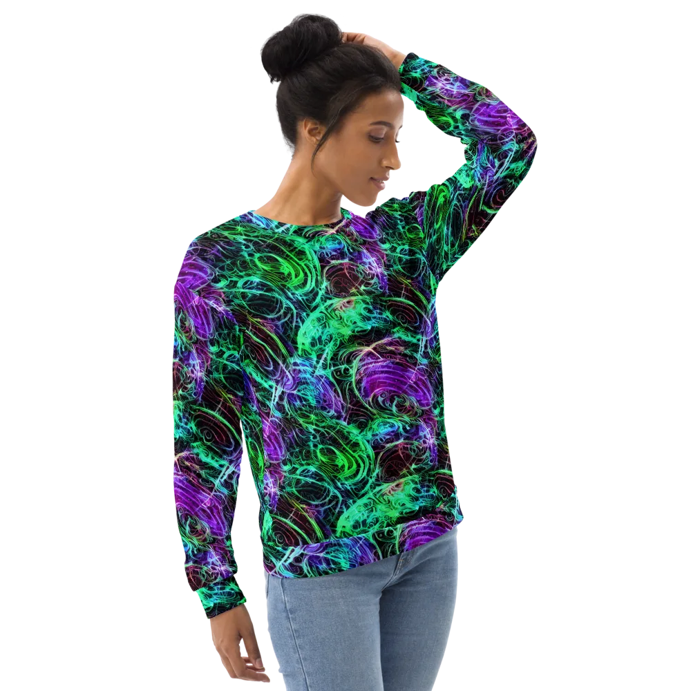 Midnight Bioflux on Sweatshirt — Right Front