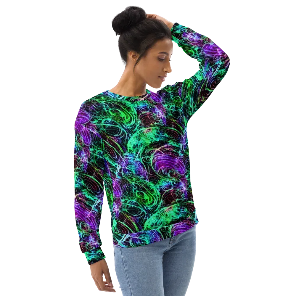 Midnight Bioflux on Sweatshirt — Right Front