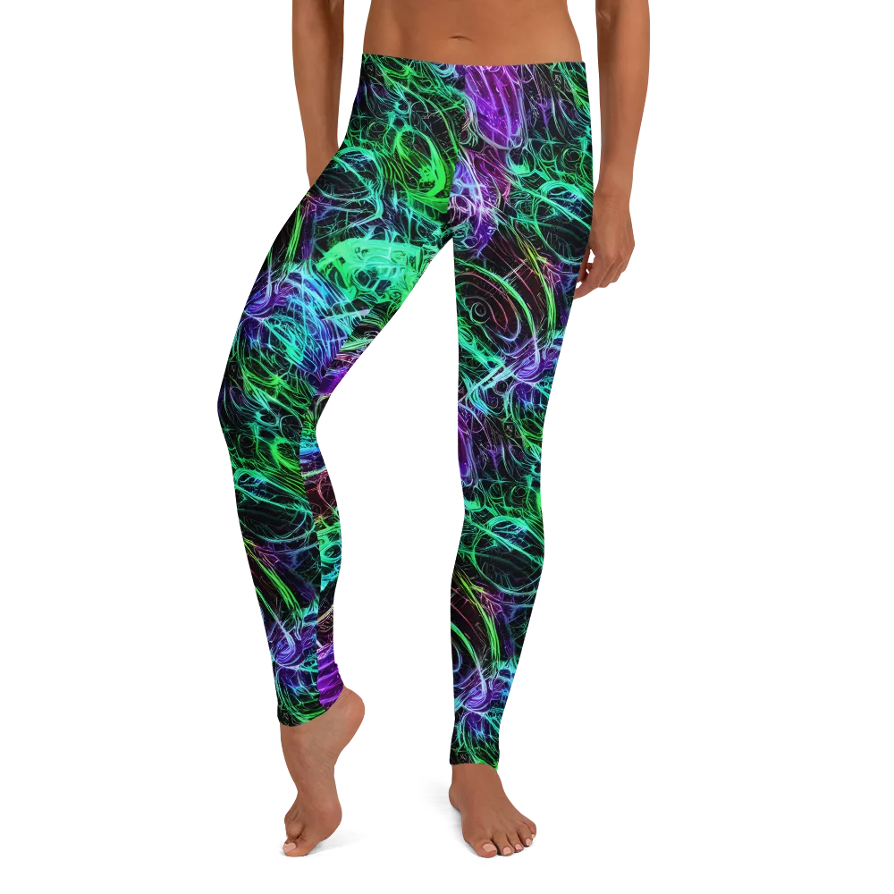 Midnight Bioflux on Leggings — Front