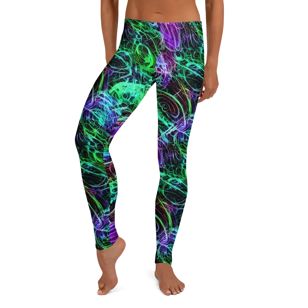 Midnight Bioflux on Leggings — Front