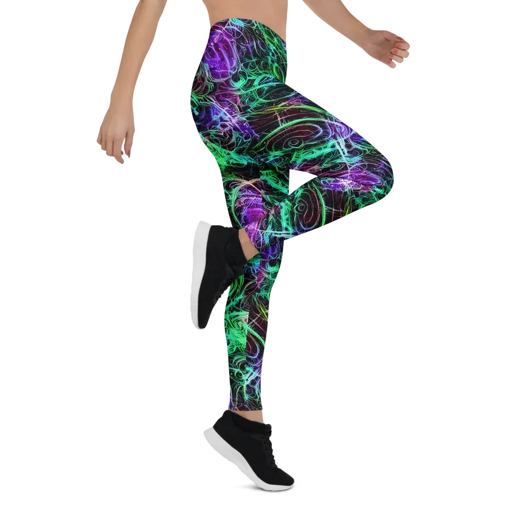 Midnight Bioflux on Leggings — Right