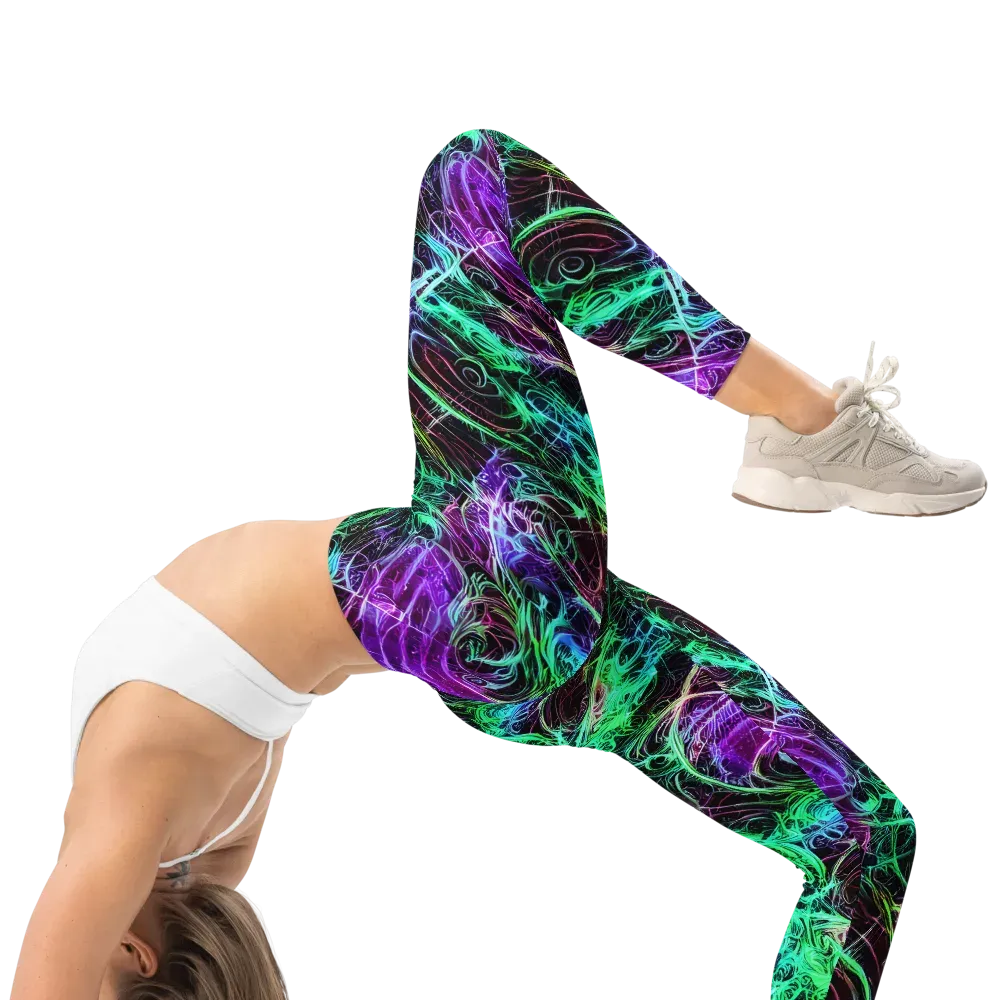 Midnight Bioflux on Leggings — Right