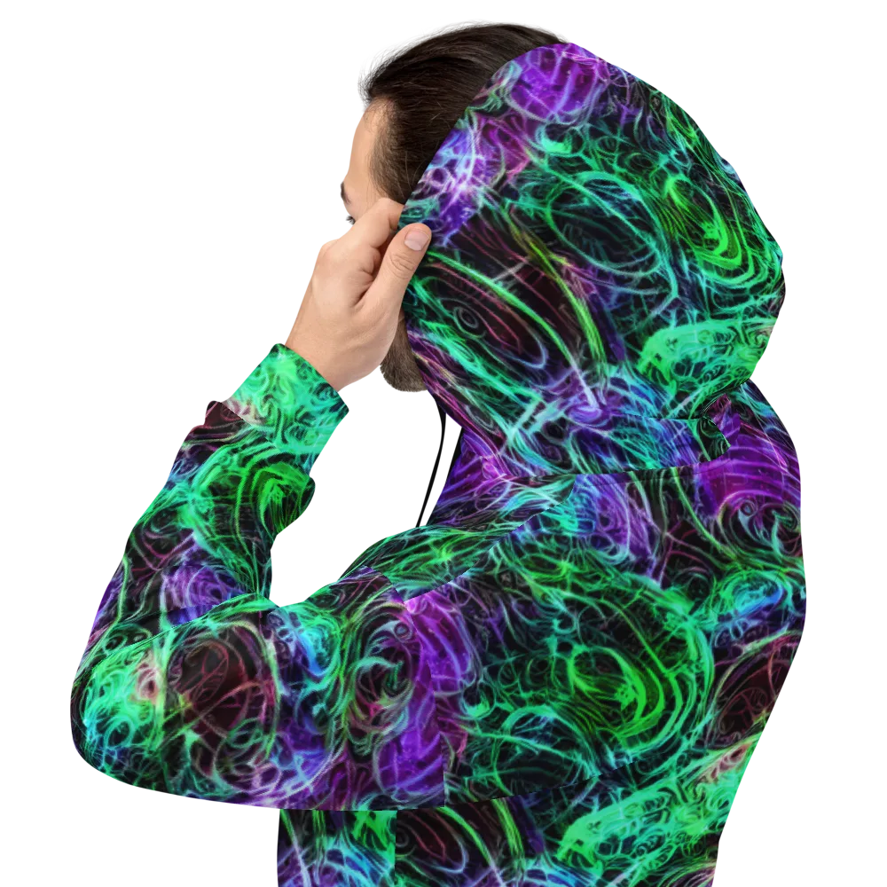 Midnight Bioflux on Hoodie — Back