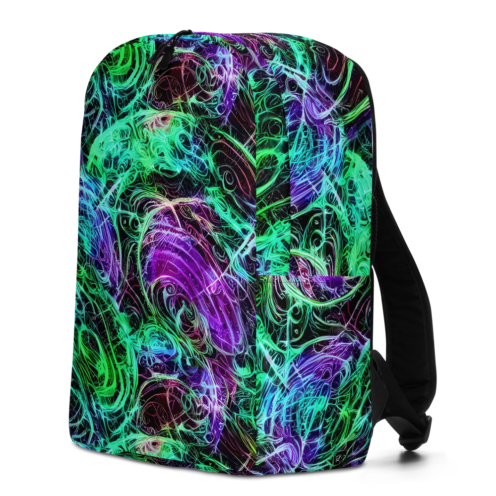 Midnight Bioflux on Minimalist Backpack — Left