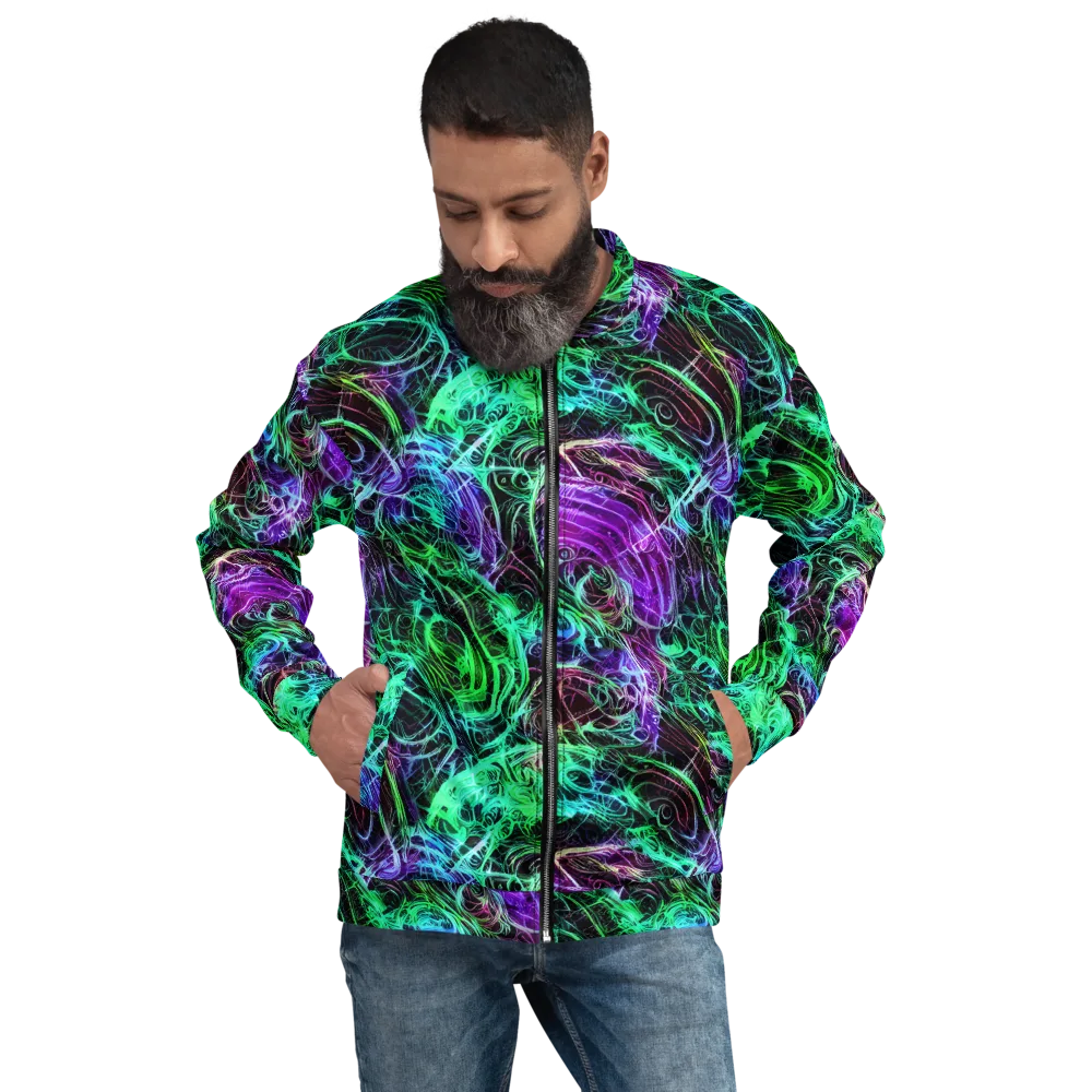Midnight Bioflux on Bomber Jacket — Front