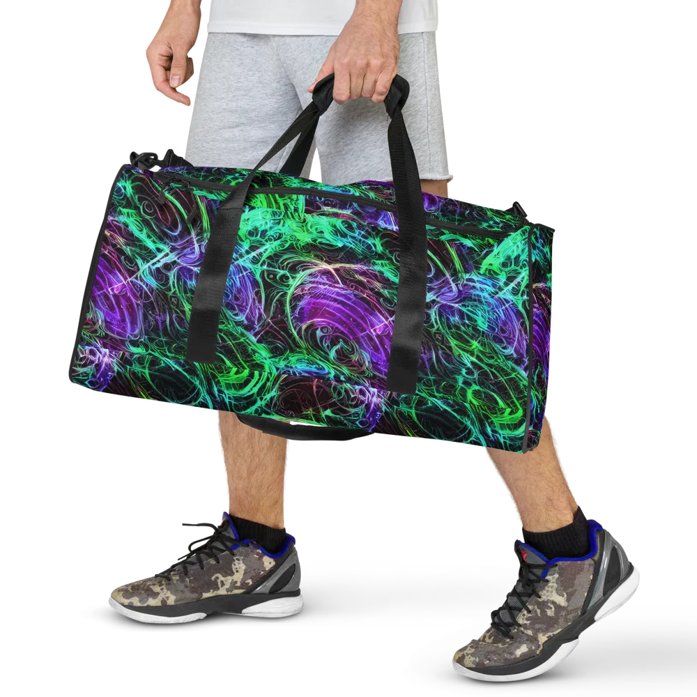 Midnight Bioflux on Duffle Bag — Front