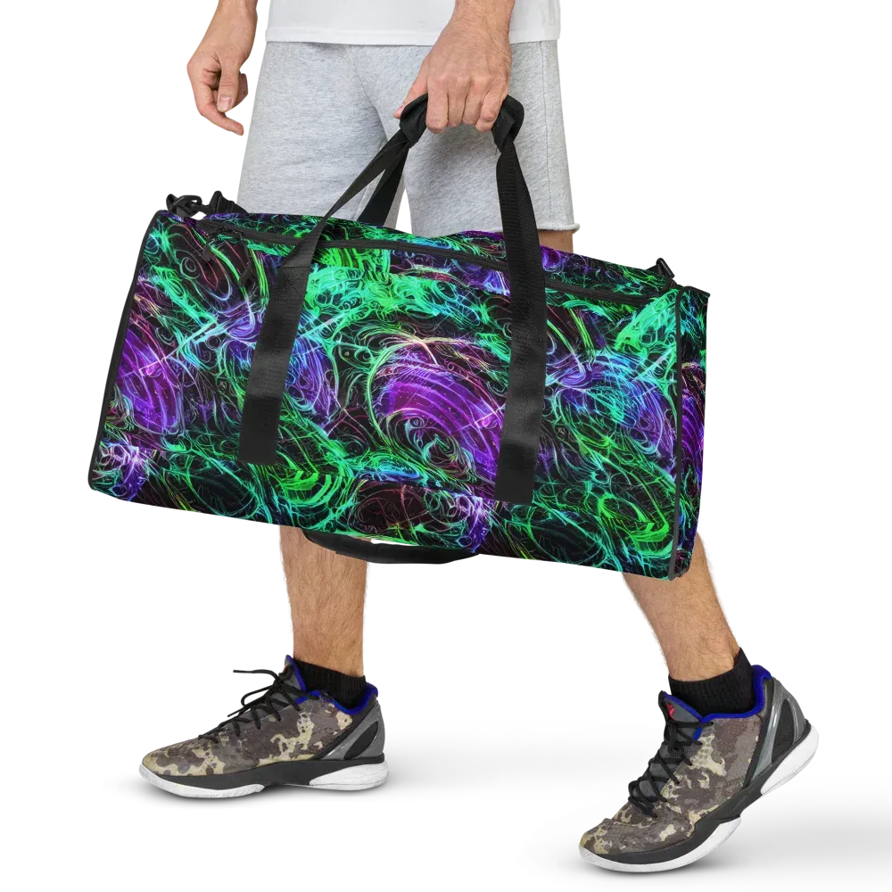 Midnight Bioflux on Duffle Bag — Front
