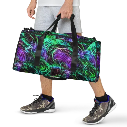 Midnight Bioflux on a Duffle Bag