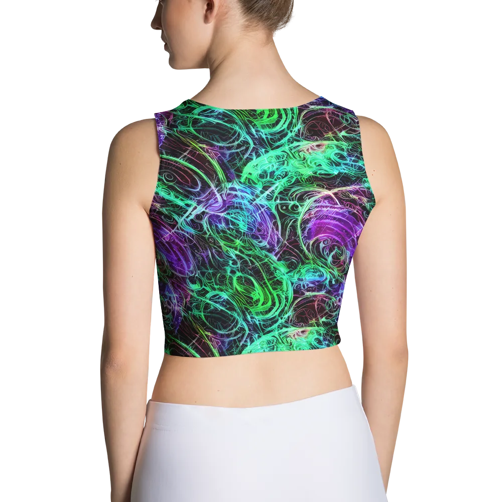 Midnight Bioflux on Crop Top — Back