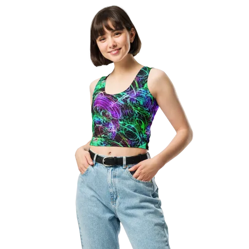 Midnight Bioflux on a Crop Top
