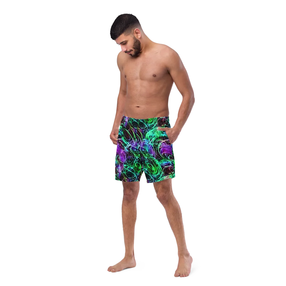 Midnight Bioflux on Swim Trunks — Left Front