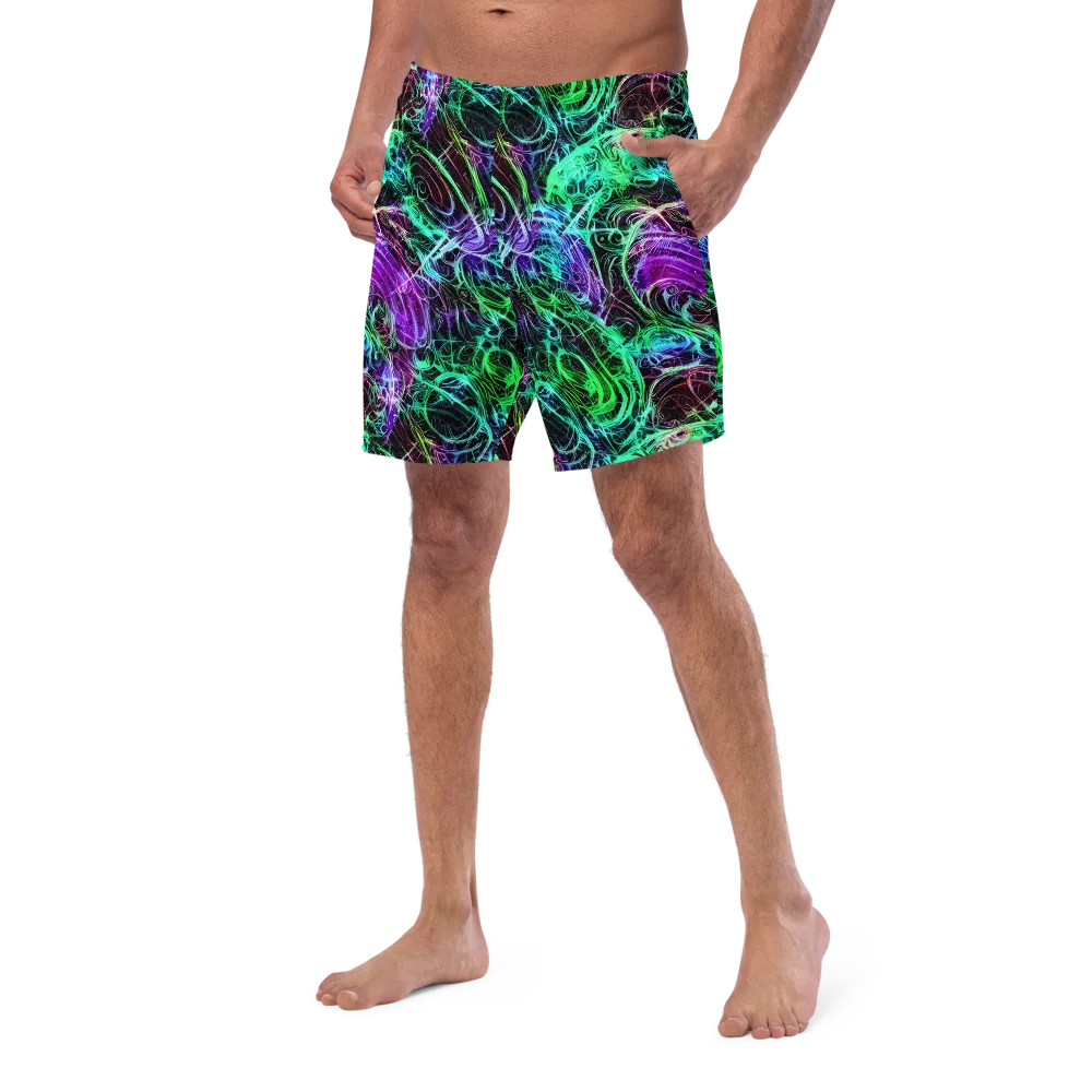 Midnight Bioflux on Swim Trunks — Left Front