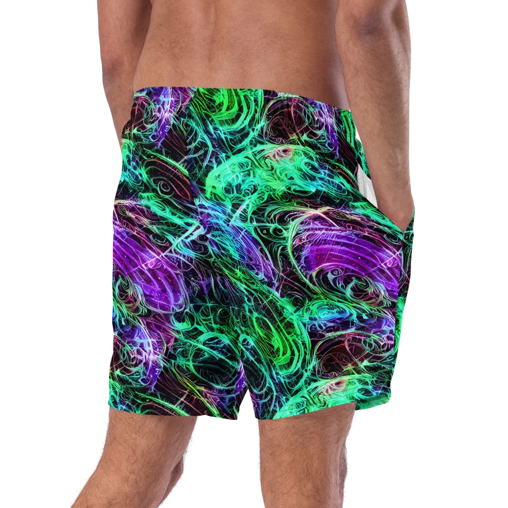 Midnight Bioflux on Swim Trunks — Right Back