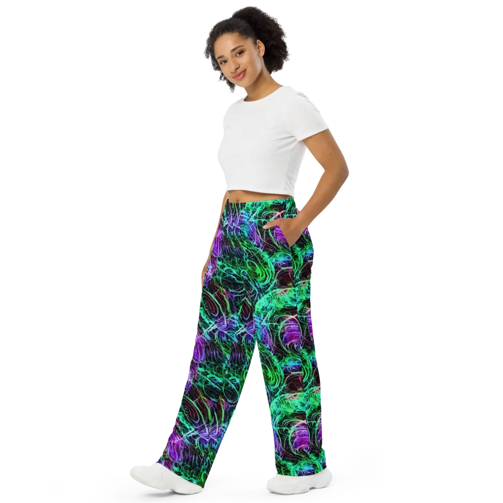Midnight Bioflux on Wide-Leg Pants — Left Front