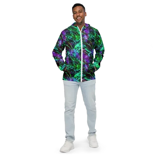 Midnight Bioflux on a Men's Windbreaker