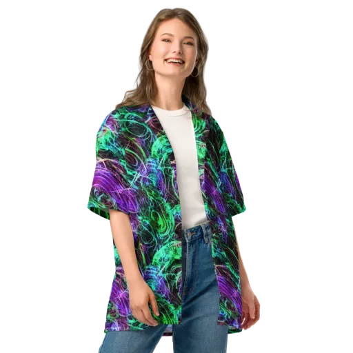 Midnight Bioflux on a Button Shirt