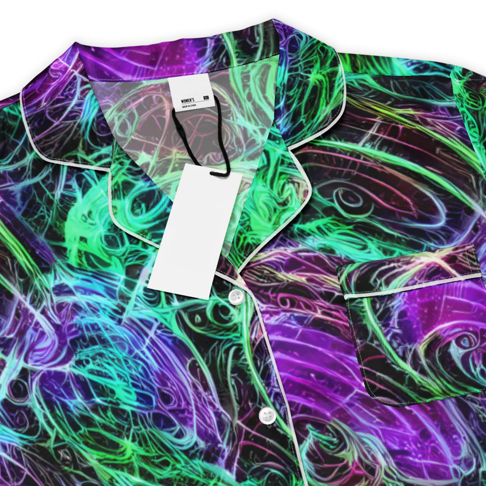 Midnight Bioflux on Women's Short Sleeve Pajama Top — Product details
