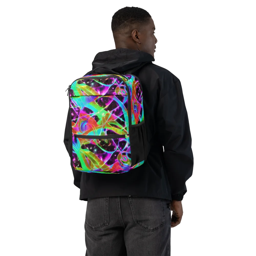 Stellar Jungle on Utility Backpack — Back