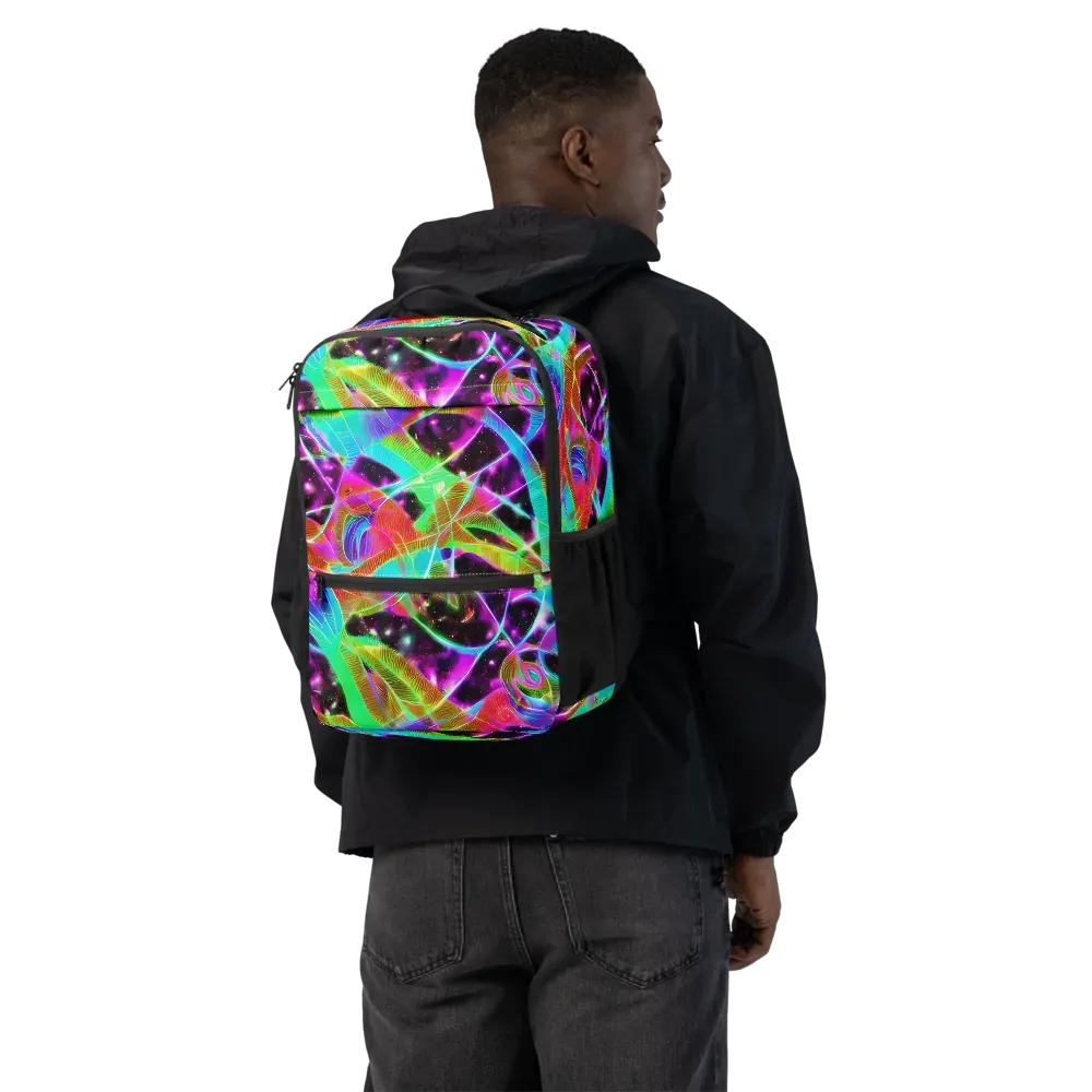 Stellar Jungle on Utility Backpack — Back