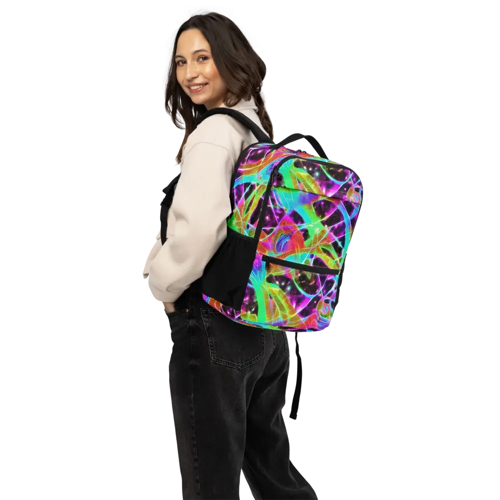Stellar Jungle on Utility Backpack — Back
