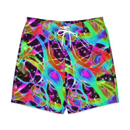 Stellar Jungle on a Men's Board Shorts