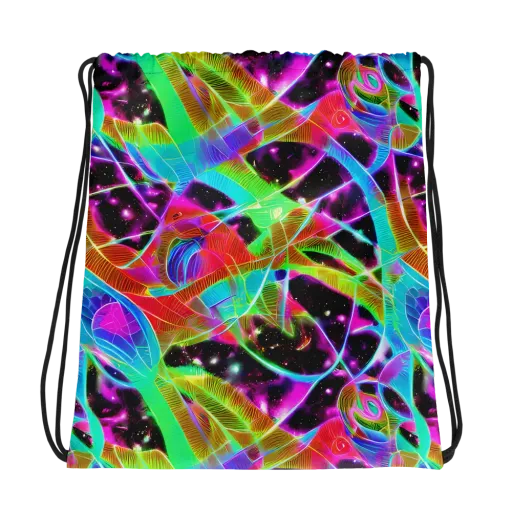 Stellar Jungle on a Drawstring Bag