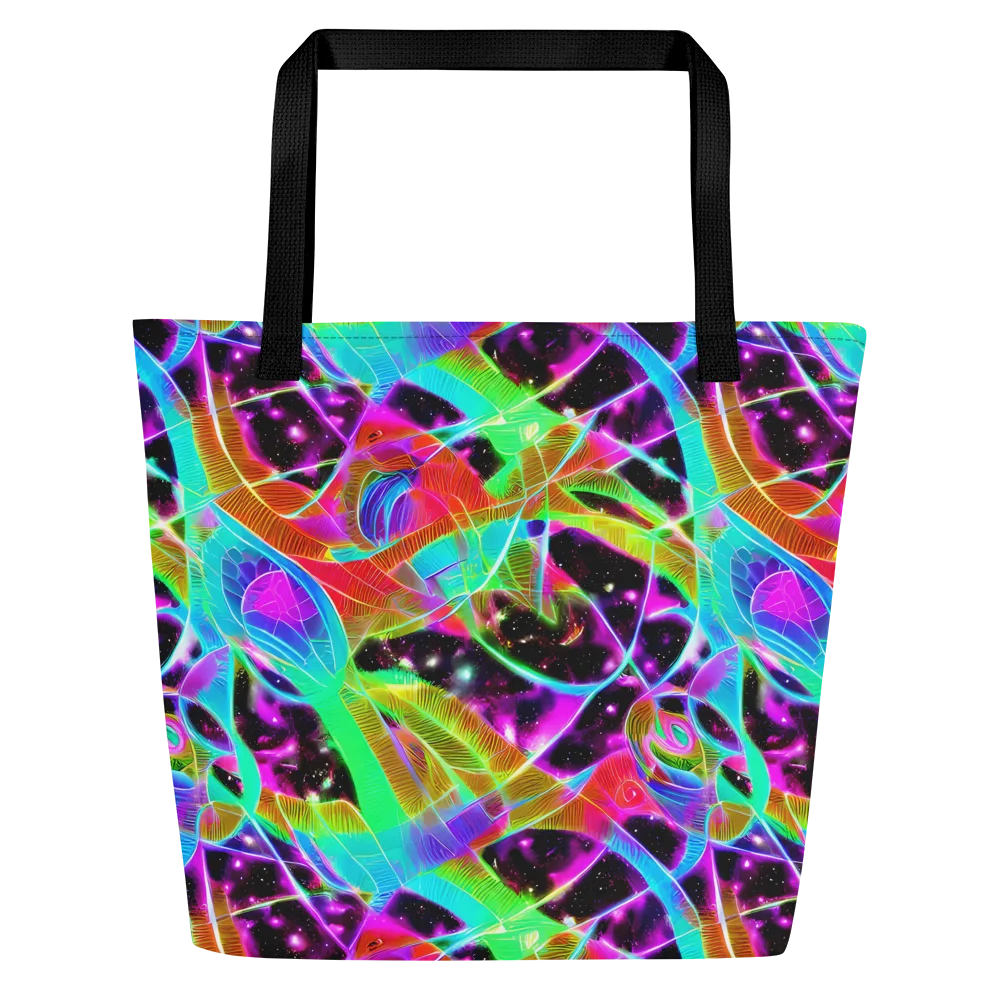 Stellar Jungle on Large Tote Bag W/ Pocket — Front