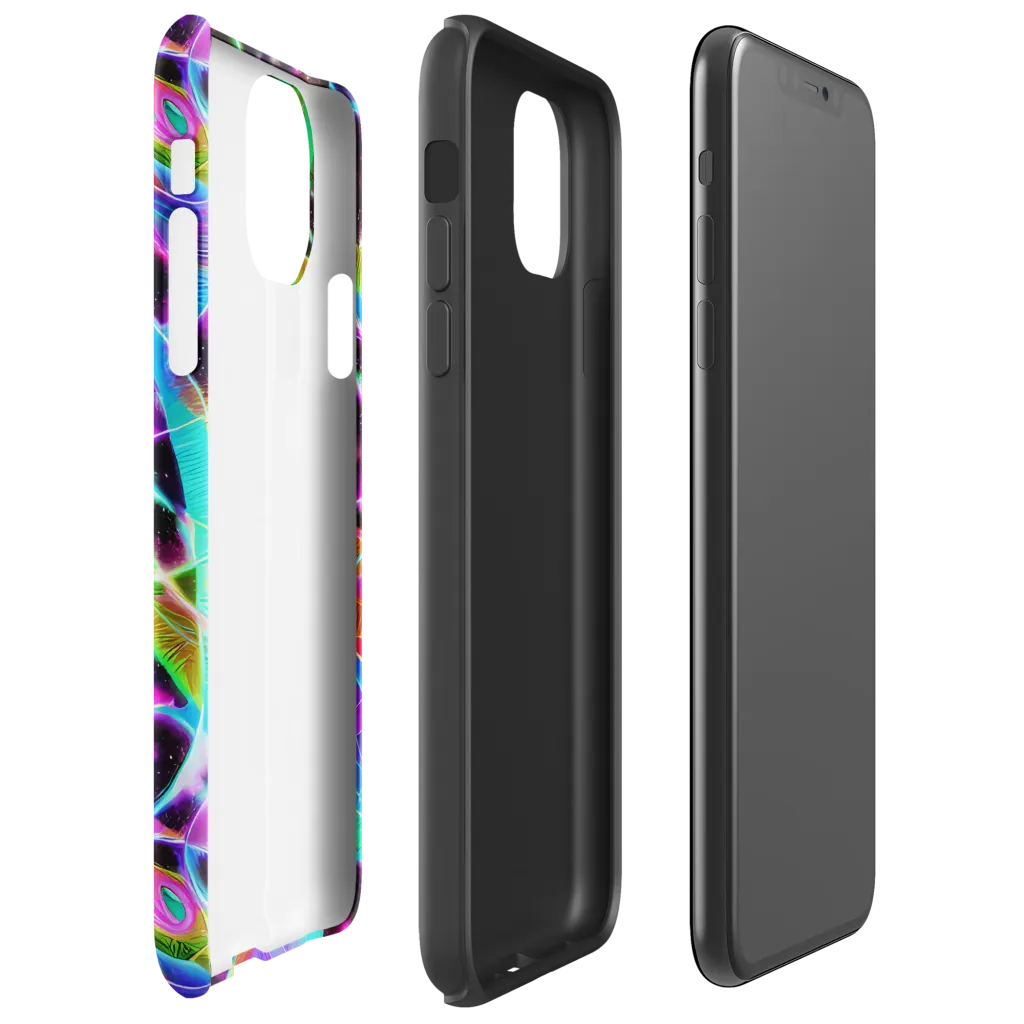 Stellar Jungle on Tough Case for iPhone® — Right