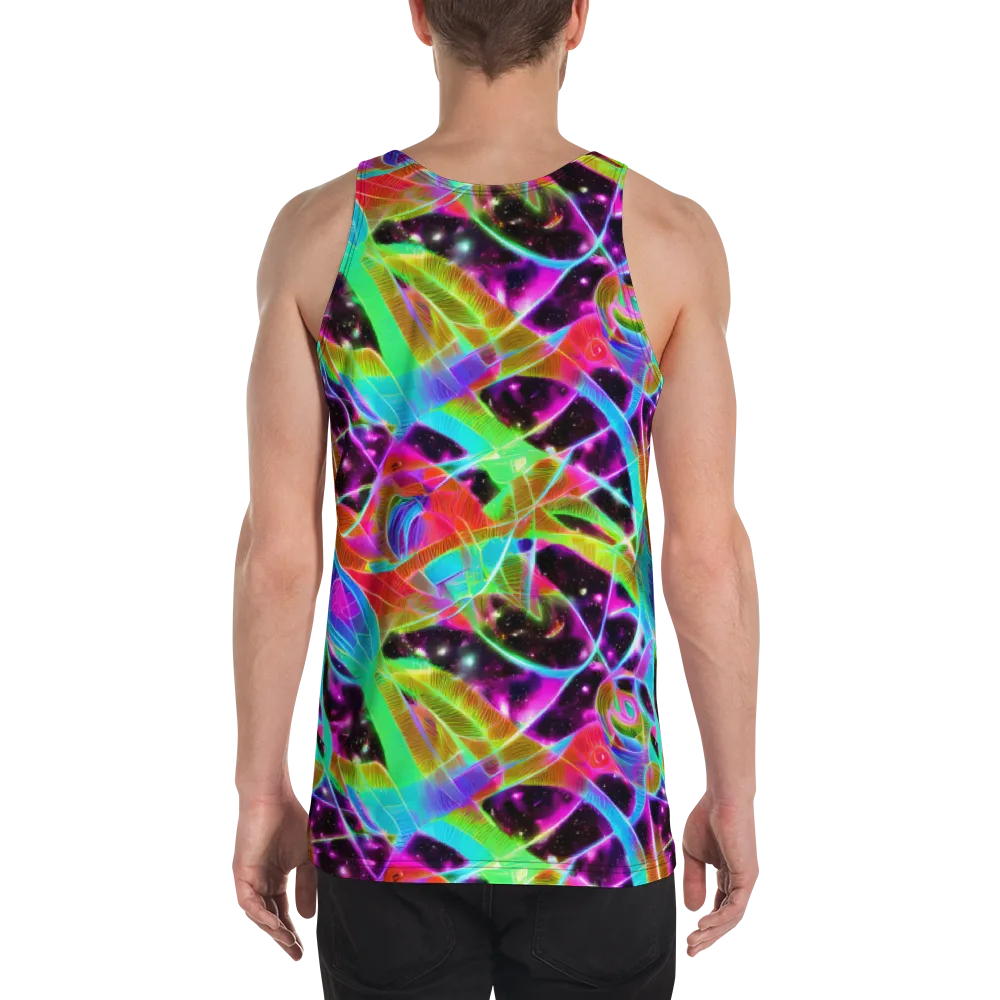Stellar Jungle on Men's Tank Top — Back