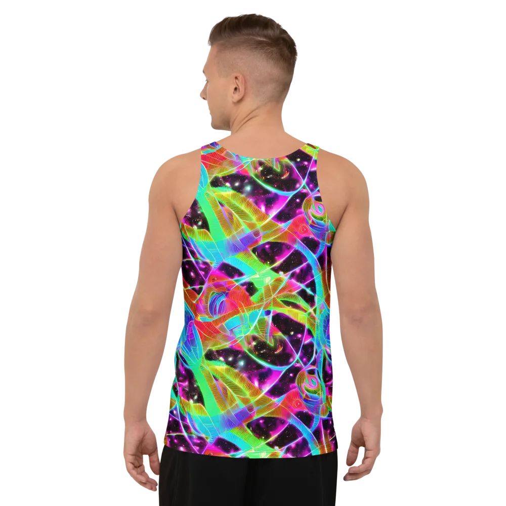 Stellar Jungle on Men's Tank Top — Back