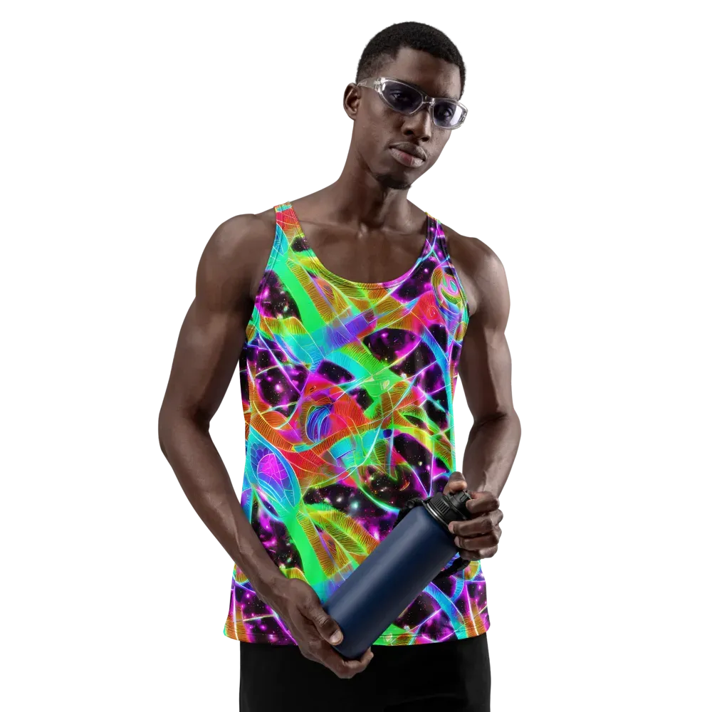 Stellar Jungle on Men's Tank Top — Front