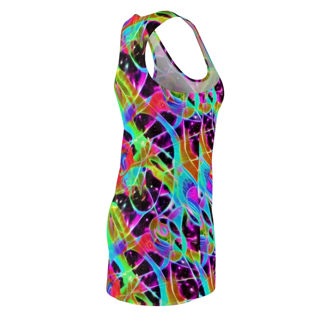 Stellar Jungle on Racerback Dress — Back Side