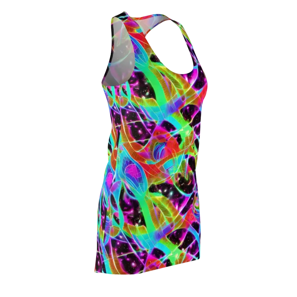 Stellar Jungle on Racerback Dress — Front Side