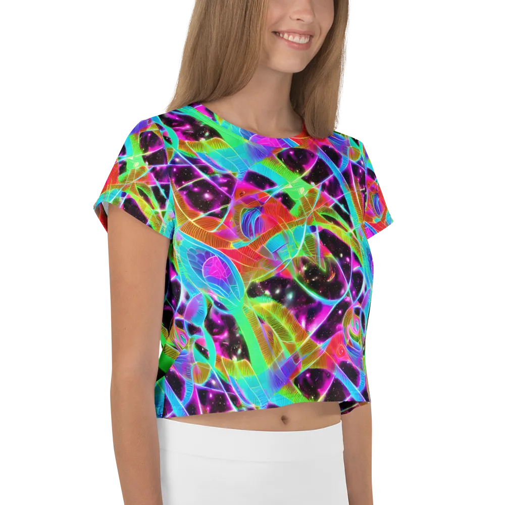 Stellar Jungle on Crop Tee — Right