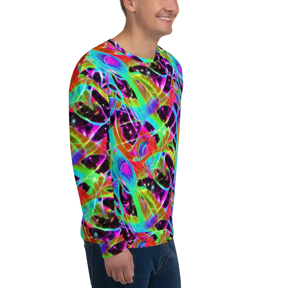 Stellar Jungle on Sweatshirt — Right Front