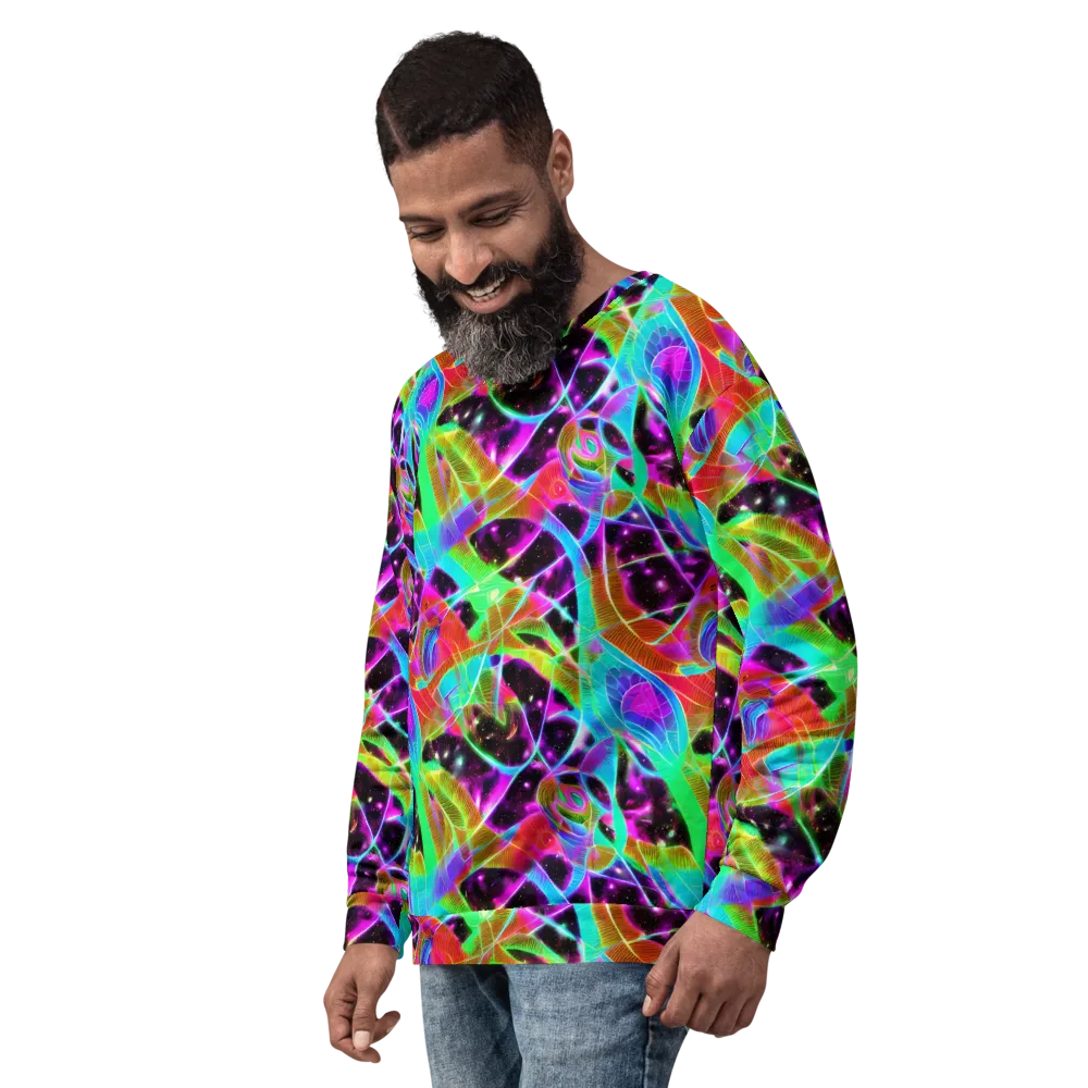 Stellar Jungle on Sweatshirt — Left Front
