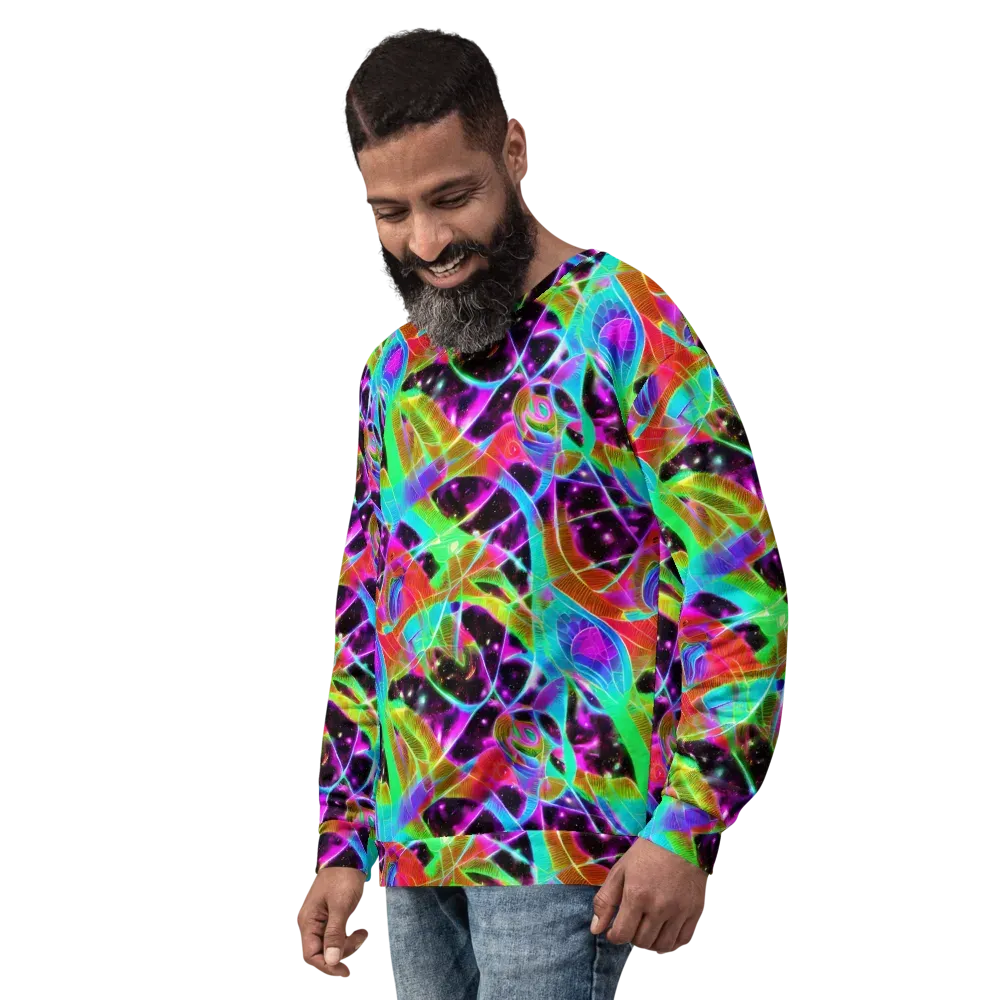 Stellar Jungle on Sweatshirt — Left Front