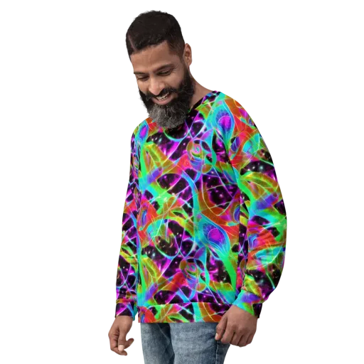 Stellar Jungle on a Sweatshirt