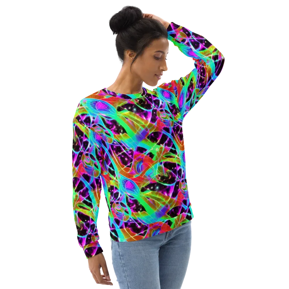 Stellar Jungle on Sweatshirt — Right Front