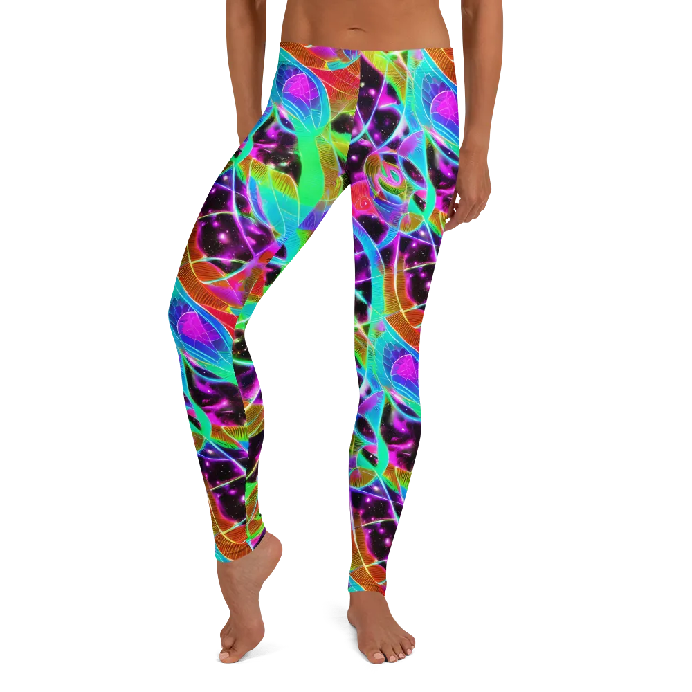 Stellar Jungle on Leggings — Front